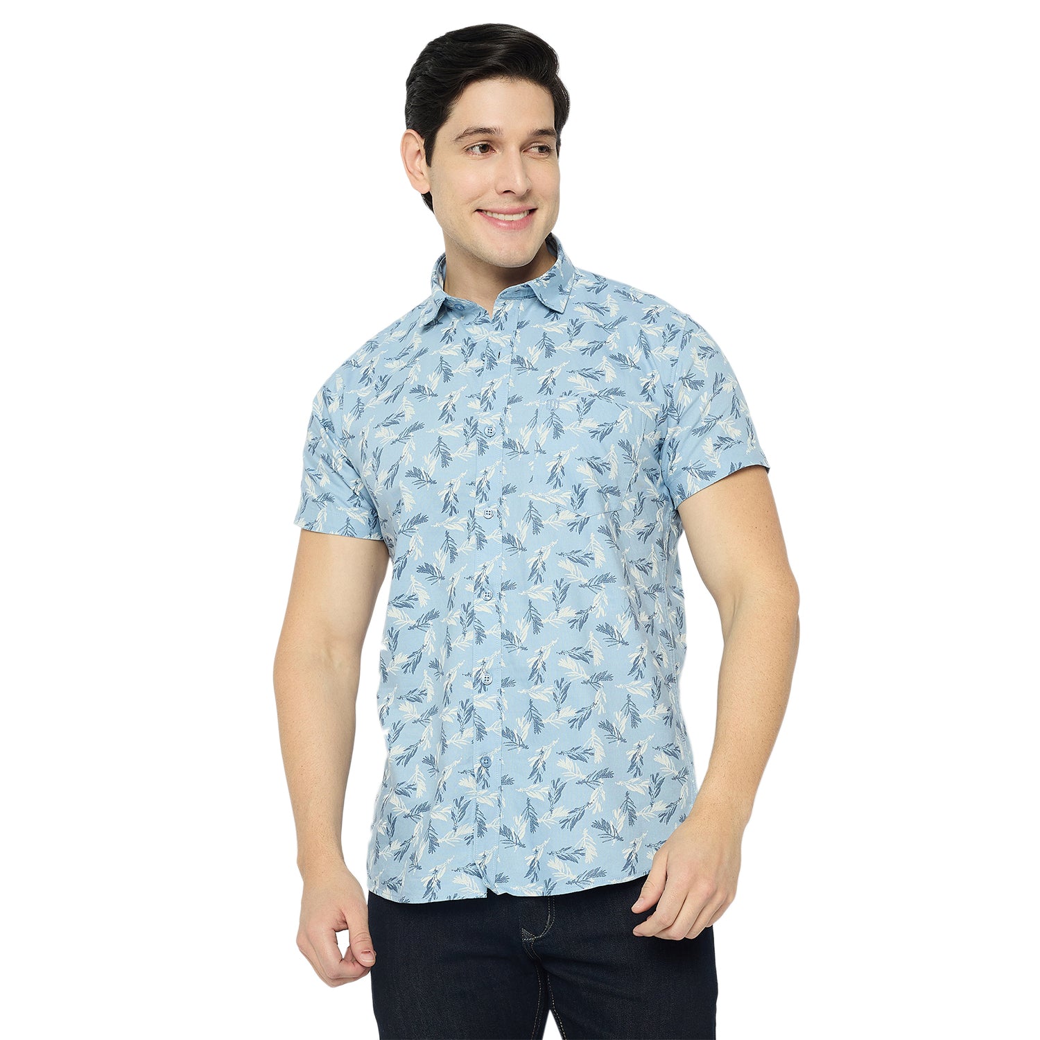 Duke Urban Men Half Sleeve Cotton Shirt (SDO4PRAH)