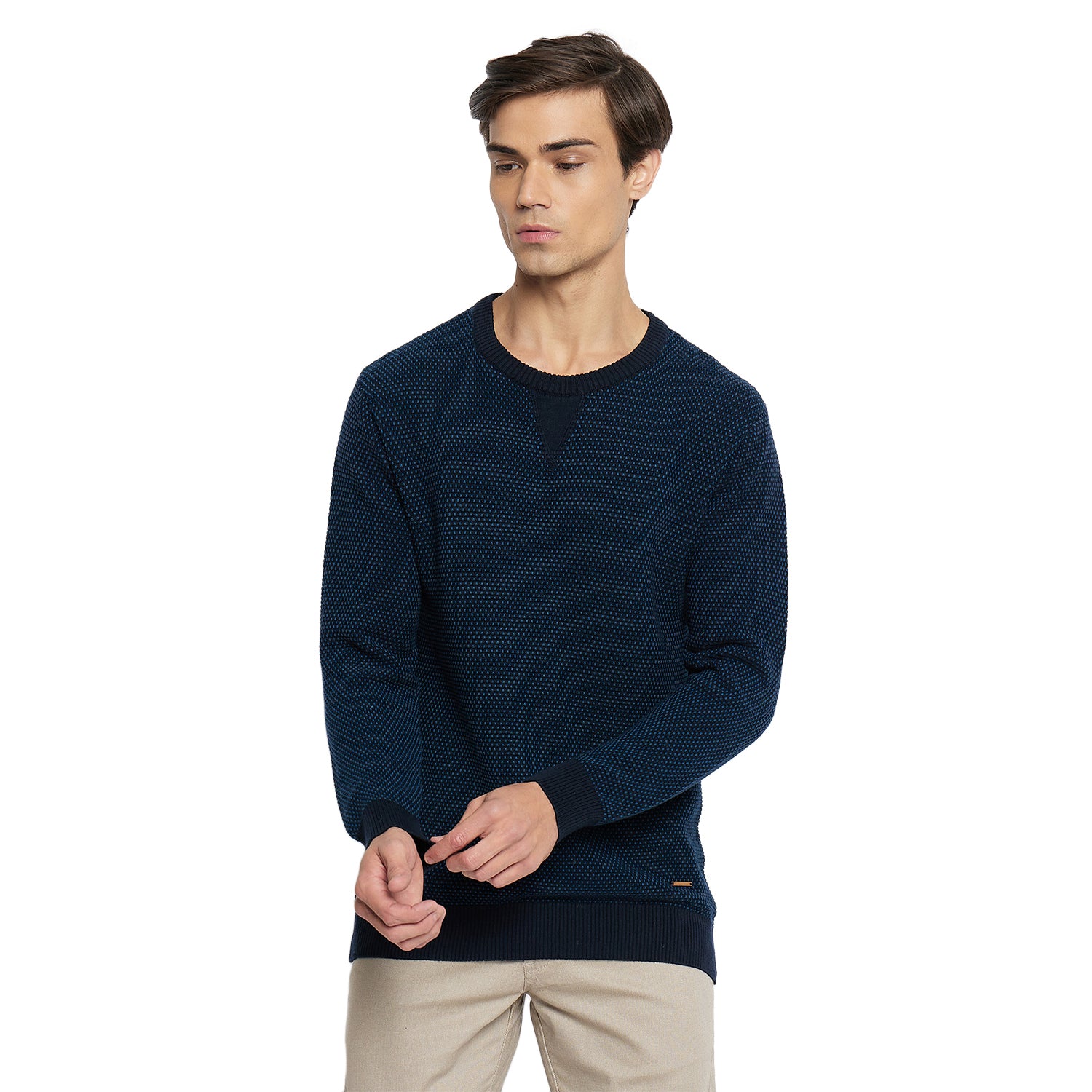 Duke Urban Men Round Neck Full Sleeve Sweater (SDS644)