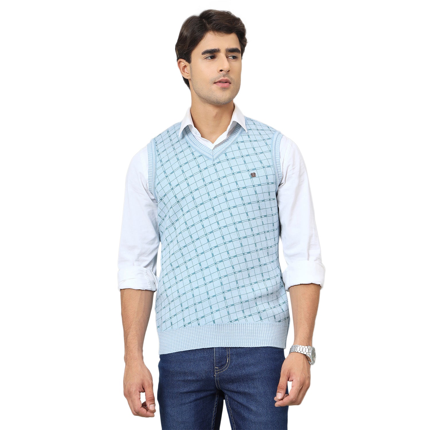 Duke Urban Men V-neck sleeveless sweater (SDS2256)