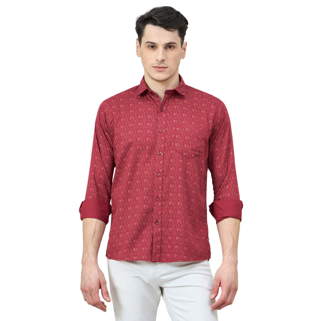 Duke Urban Men Full Sleeve Cotton Shirt (SDO8PRAY)