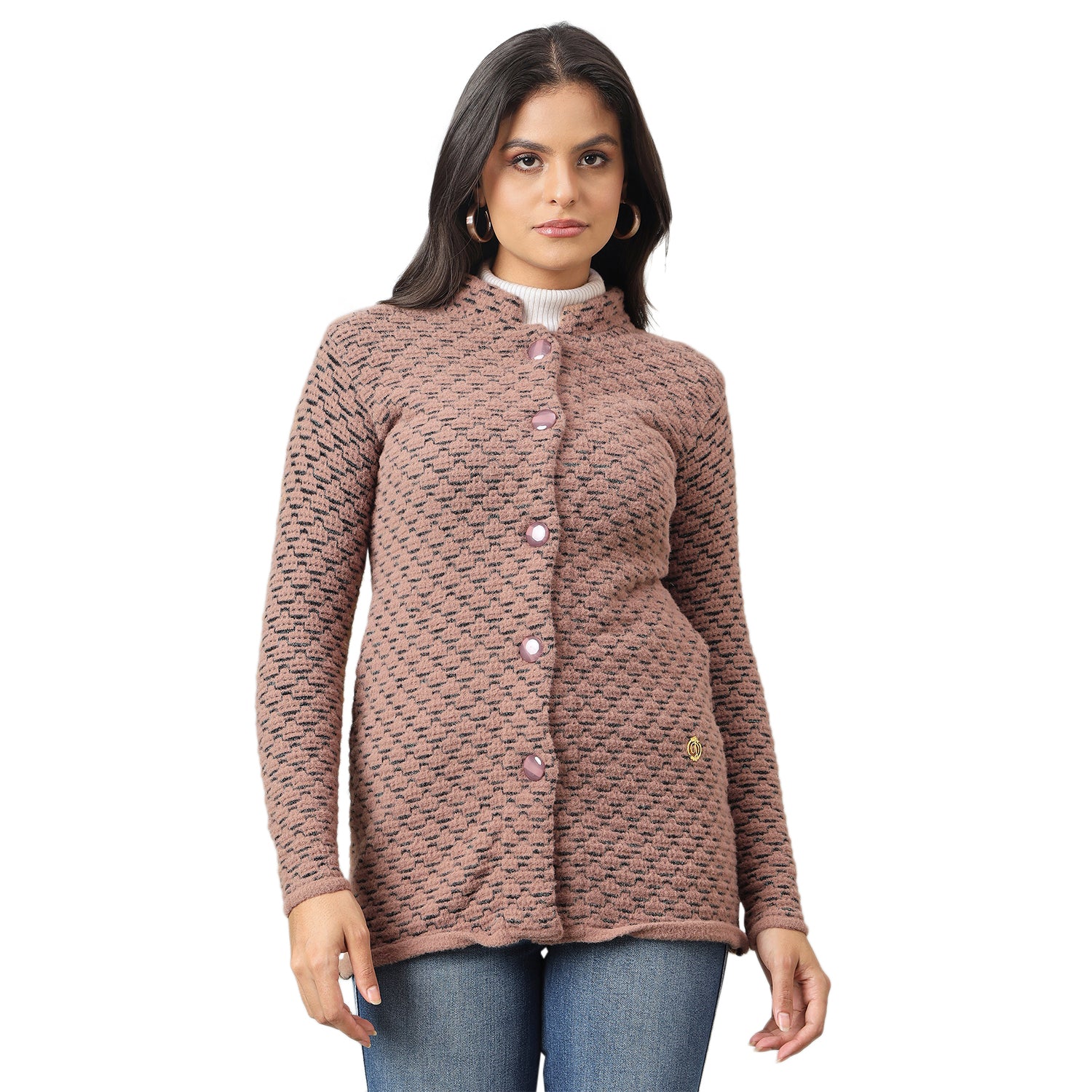 Duke Urban Women Long Coat Shortstyle Sweater (SDS1336)