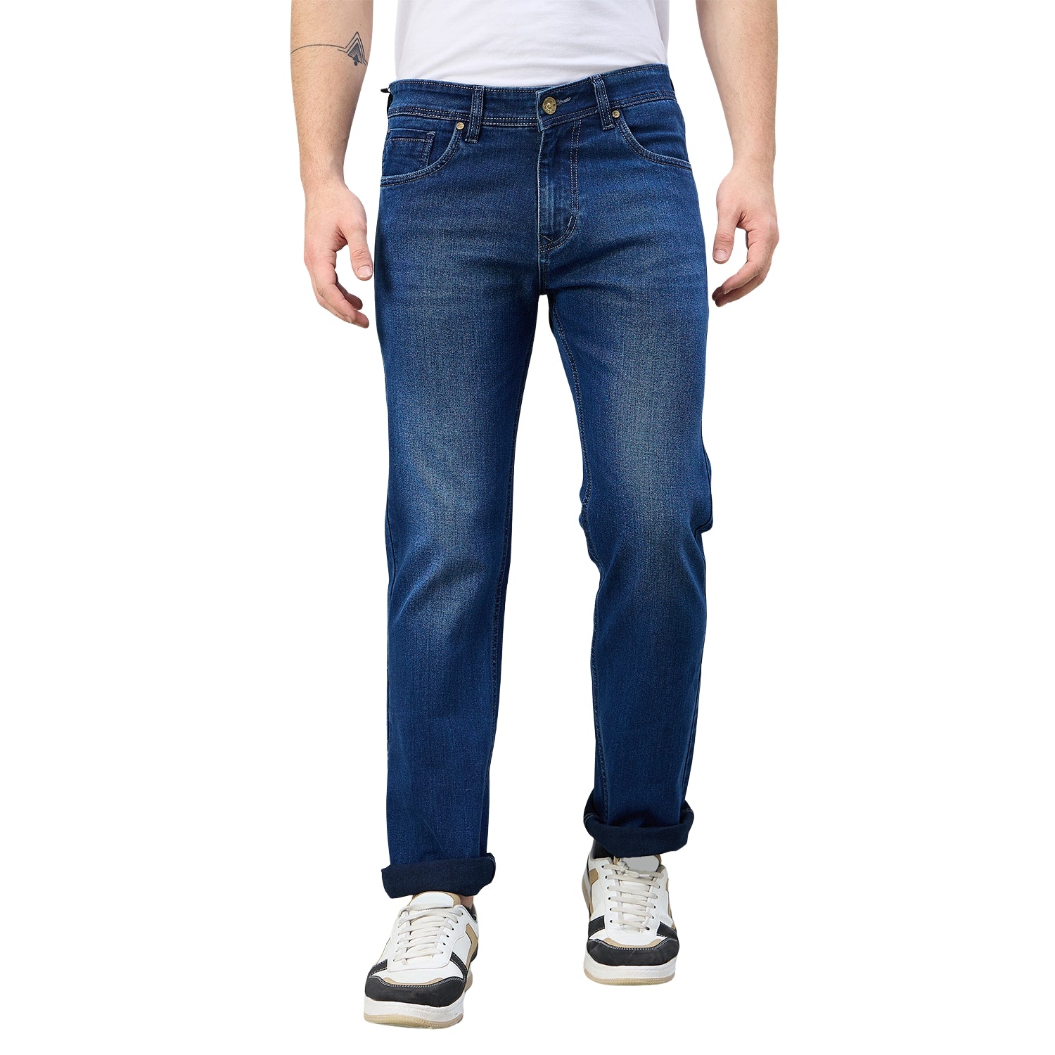 Duke Urban Men Comfort Fit Designer Jeans (MSD5918C)