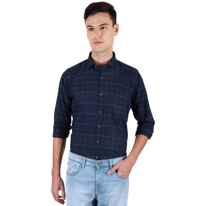 Duke Urban Men Full Sleeve Cotton Shirt (SDO8CKOD)
