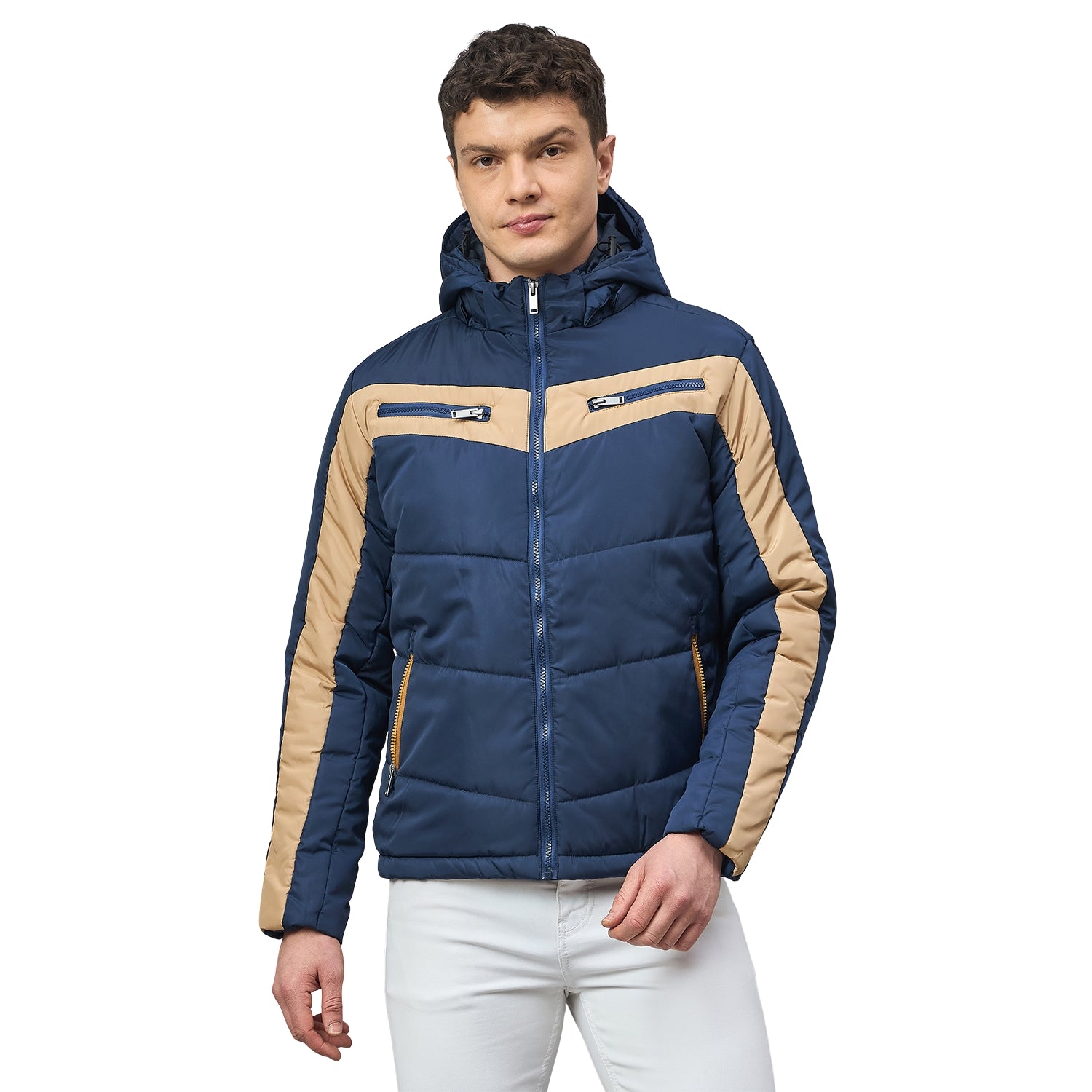Duke Urban Men Full Sleeve Hooded Regular Jacket (SDZ4072N)