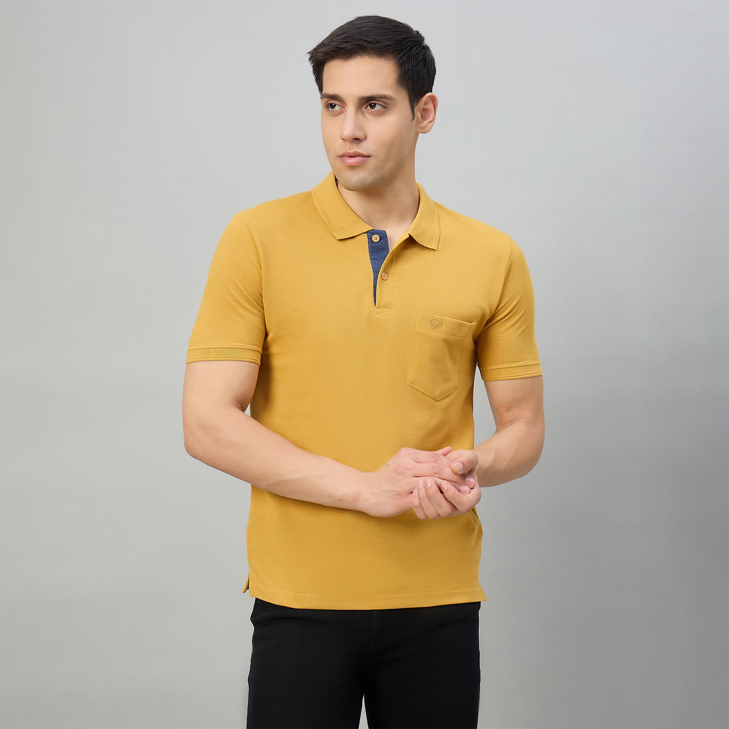 Duke Men Half Sleeve Cotton Smart Fit Casual T-shirt (SD72)