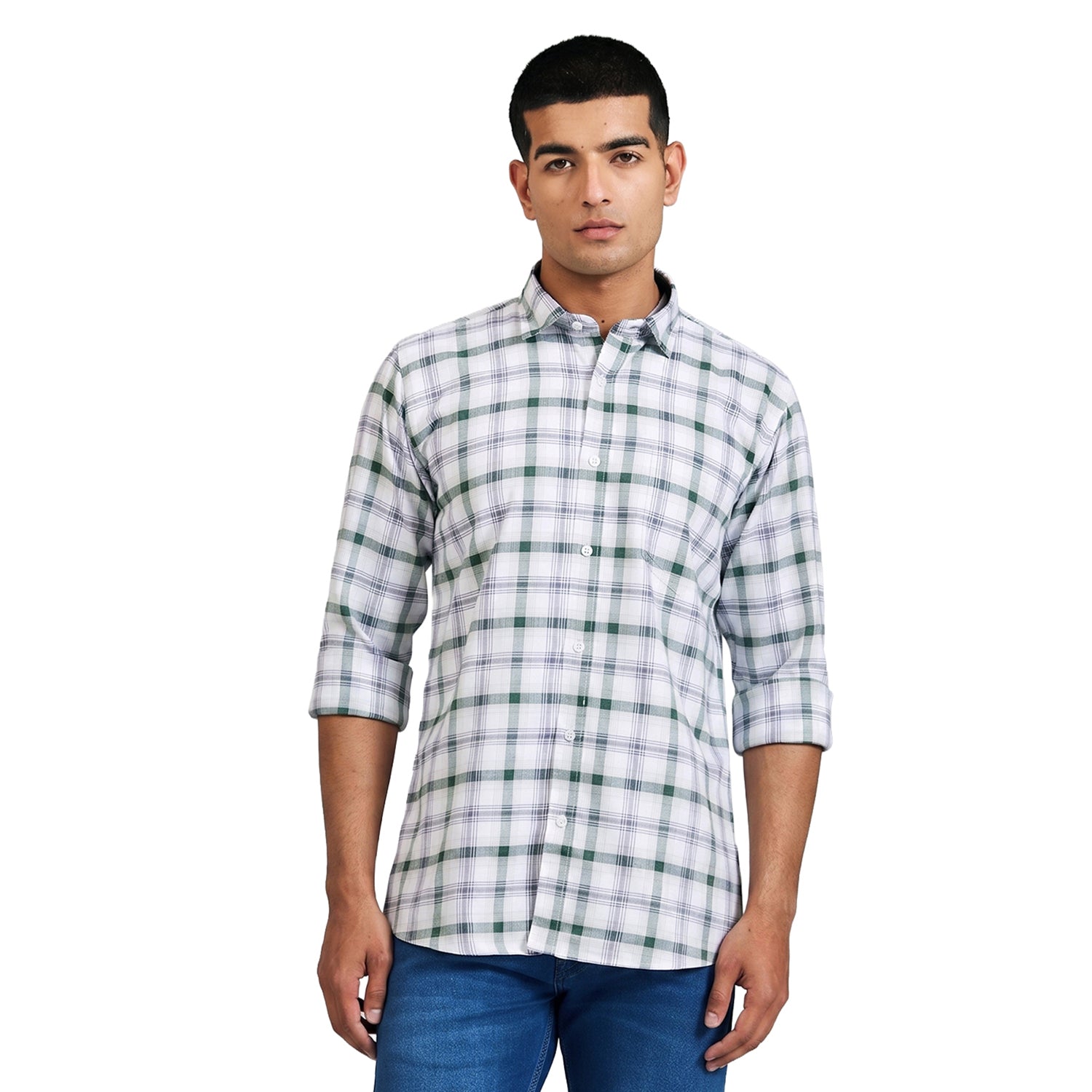 Duke  Men Regular Half Sleeve Cotton Shirt (SDO8CKCE)