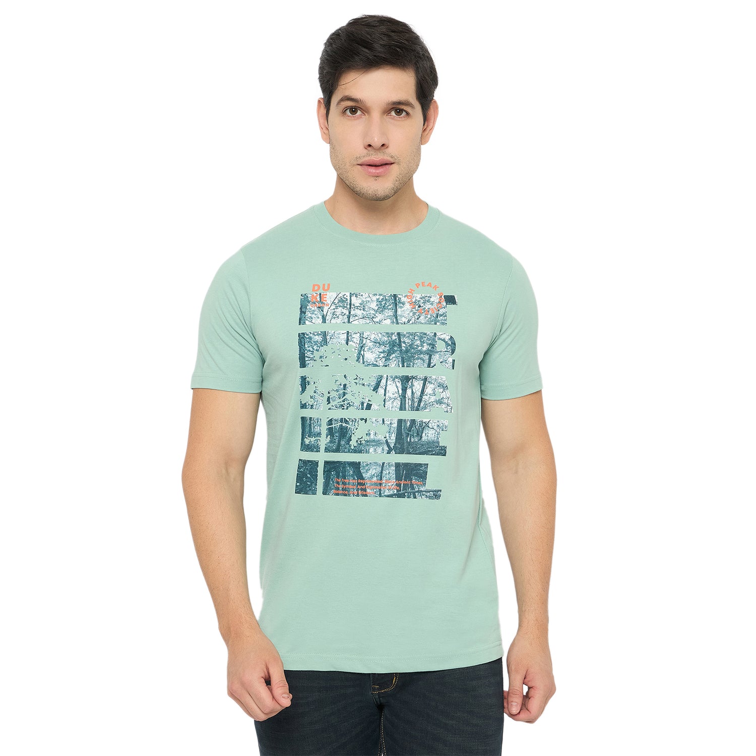 Duke Urban Men Half Sleeve Cotton Tshirt (LF7488)