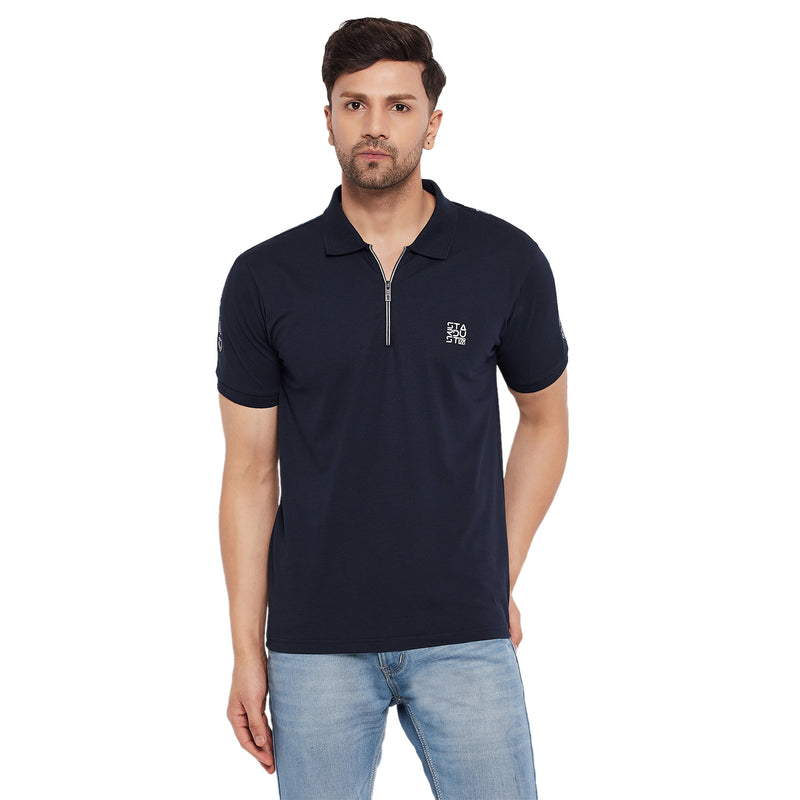 Duke Stardust Men Polo Neck Half Sleeve Cotton T-shirt (LF5783)