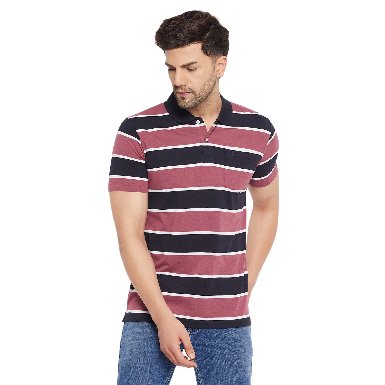 Duke Stardust Men Half Sleeve Cotton T-shirt (MLF1117)