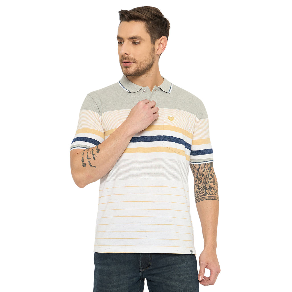Duke Urban Men Half Sleeve Cotton Polo Tshirt (LF7364)