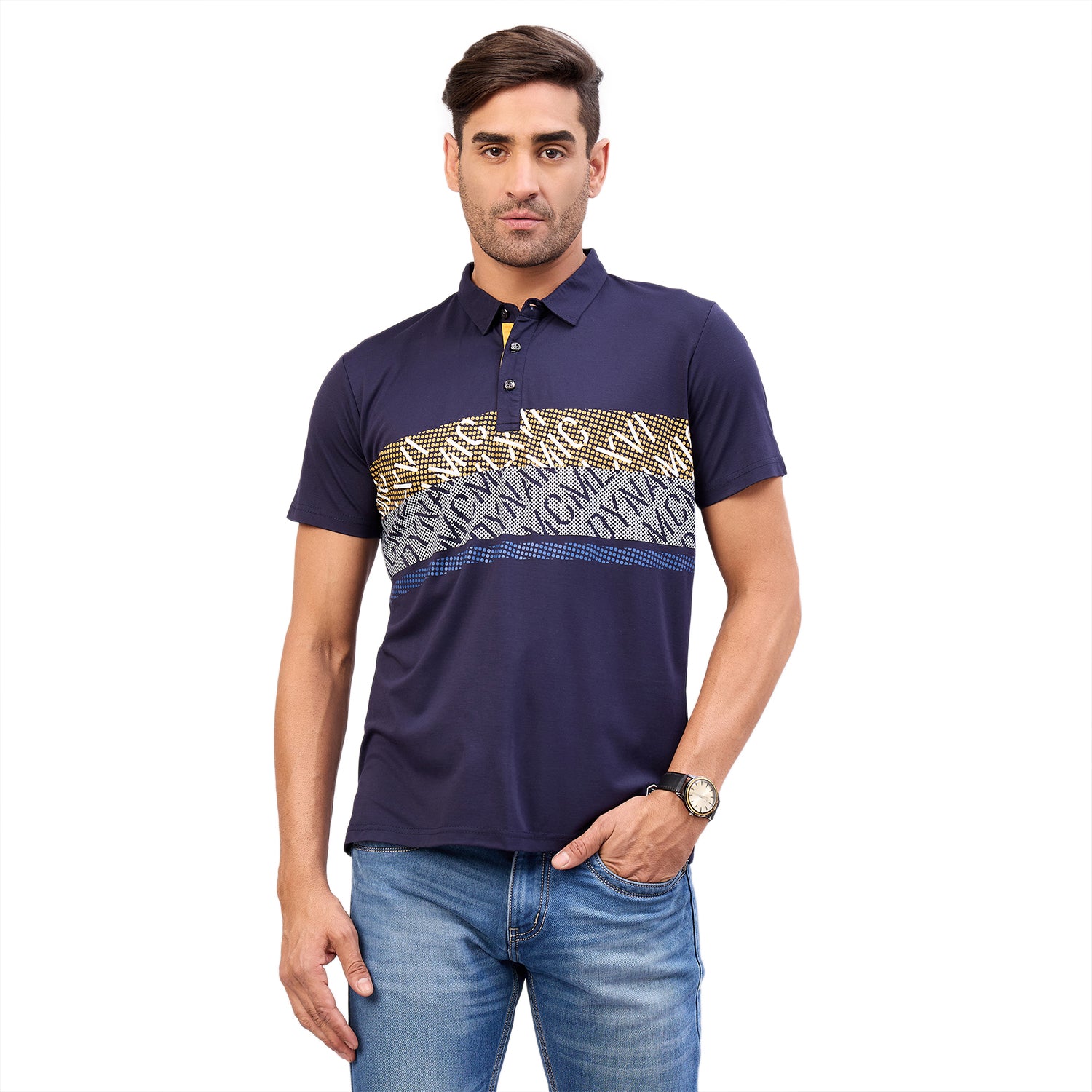 Duke Urban Men Half Sleeve Cotton Polo Tshirt (ON1453)