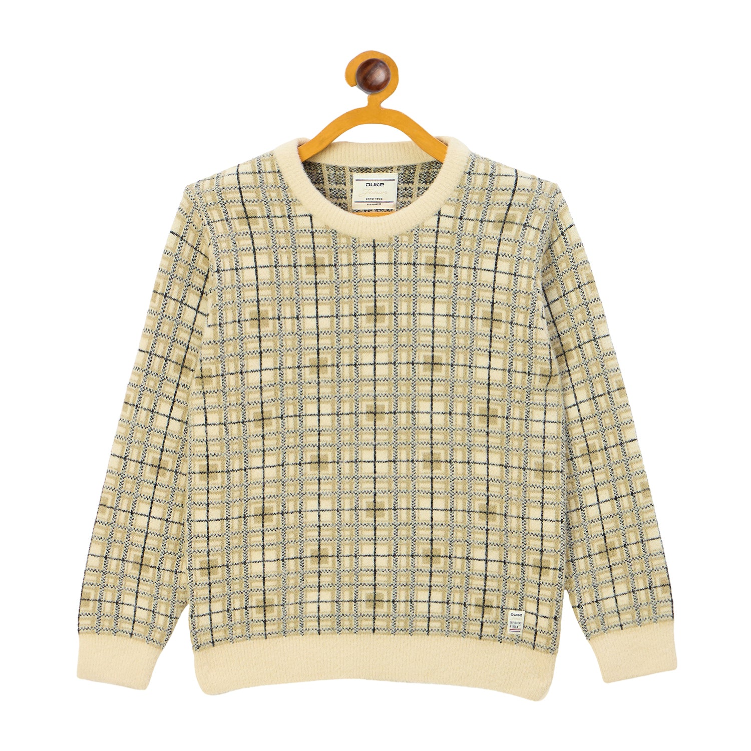 Duke Urban Boys Round Neck Full Sleeve Regular Sweater (S3633)