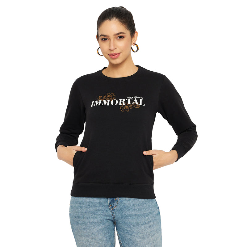 Duke Urban Women Round Neck Sweatshirt (MLFX931)