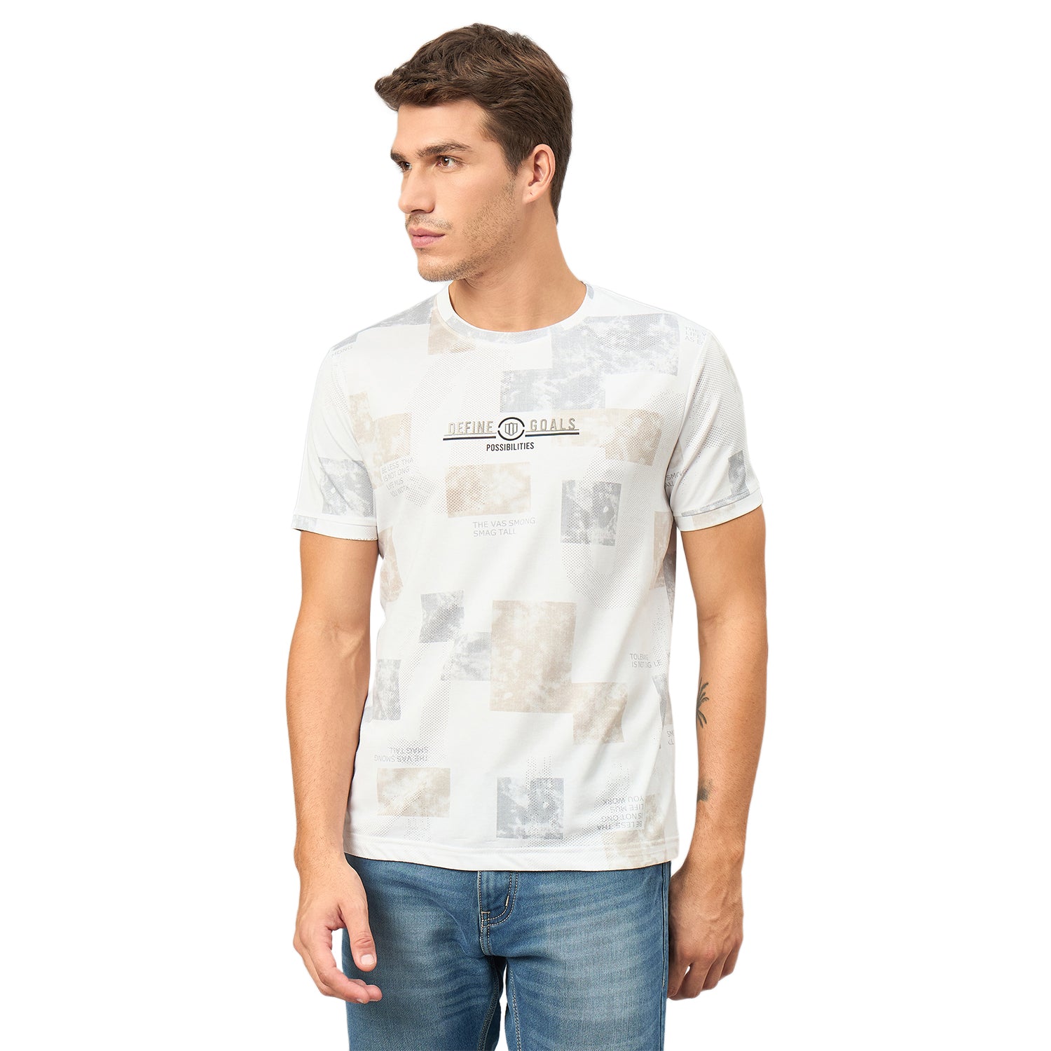 Duke Urban Men Half Sleeve Cotton Tshirt (LF7610)