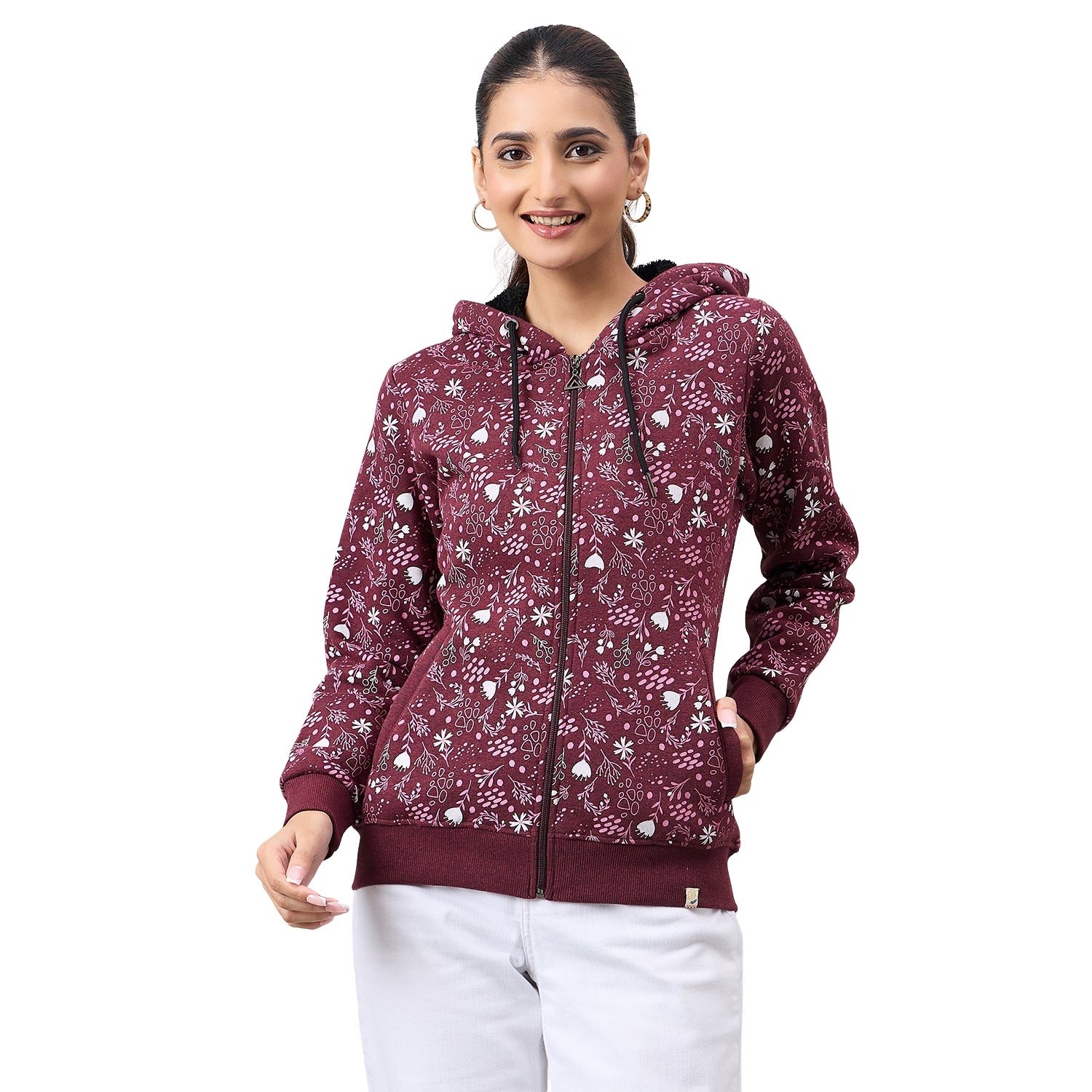 Duke Urban Women Full Sleeve Hooded Sweatshirt (LFX942)