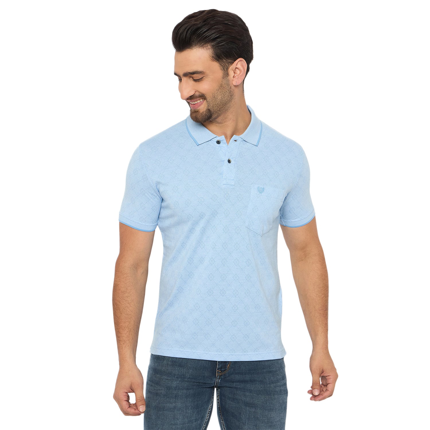 Duke Urban Men Half Sleeve Cotton Tshirt (LF7471)