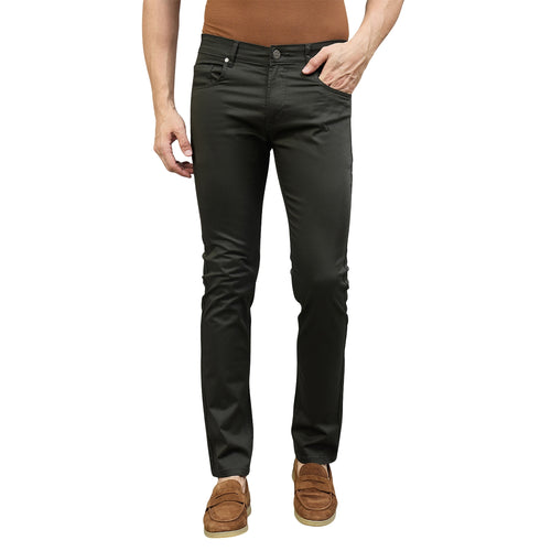 Duke Men Non-Denim Solid Casual Trouser (SDT4666R)