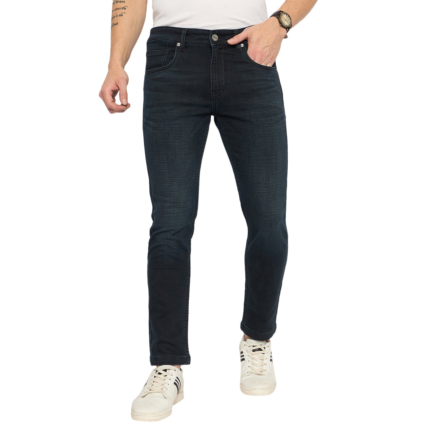 Duke Urban Men Ankle Length Stretchable Jeans (SDD5671A)