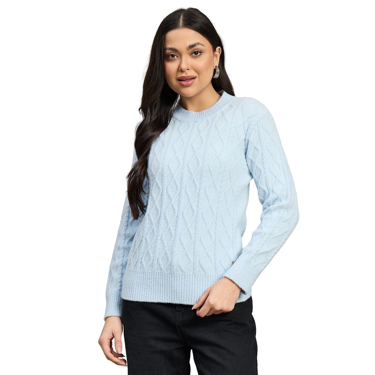 Duke Urban Women Round Neck Full Sleeve Sweater (SDS1396)