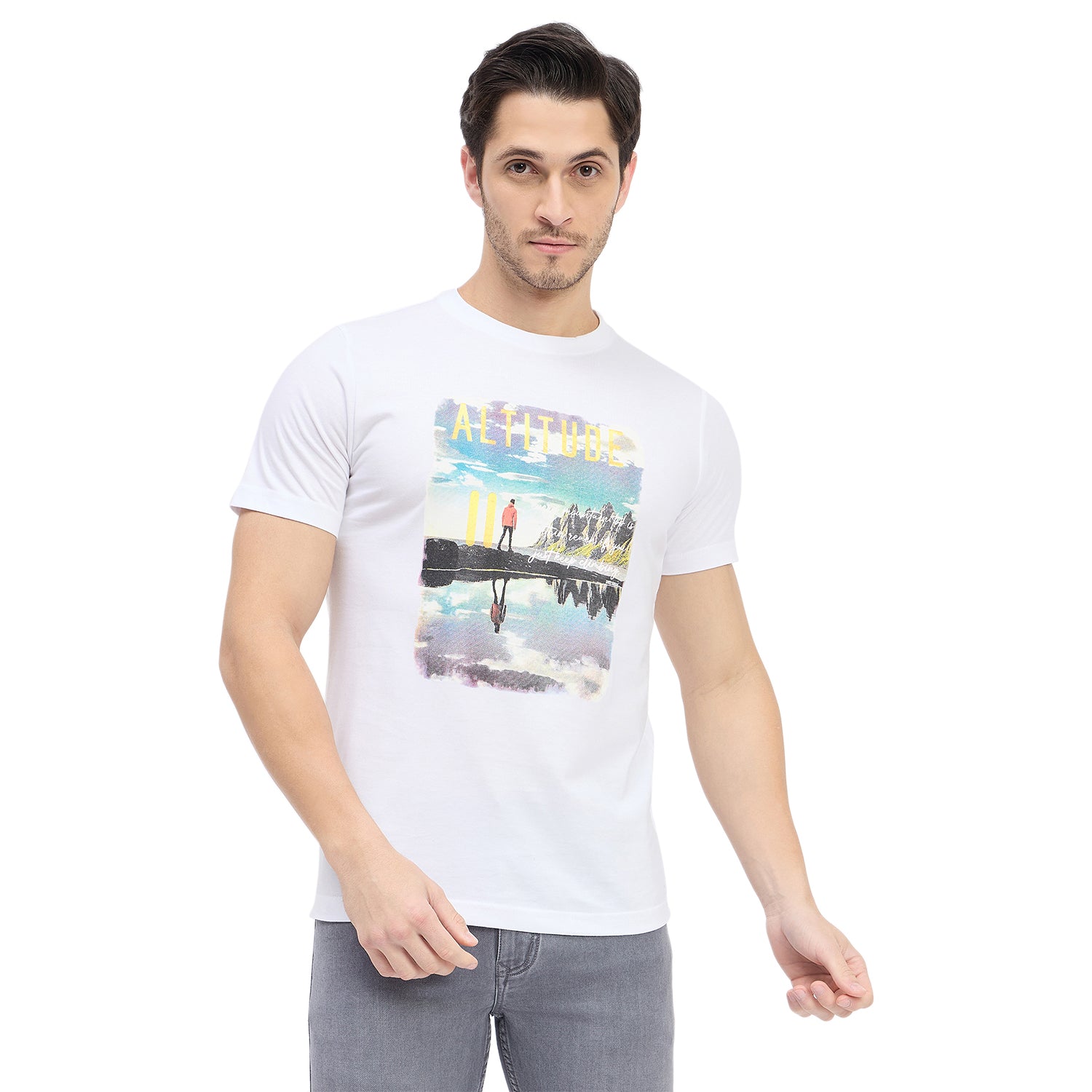 Duke Urban Men Half Sleeve Cotton T-shirt (ONLF262)