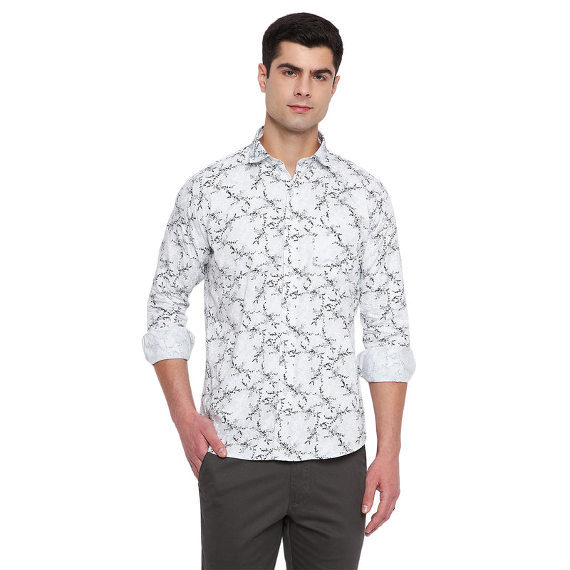 Duke Urban Men Full Sleeve Cotton Shirt (SDO8PRSP)