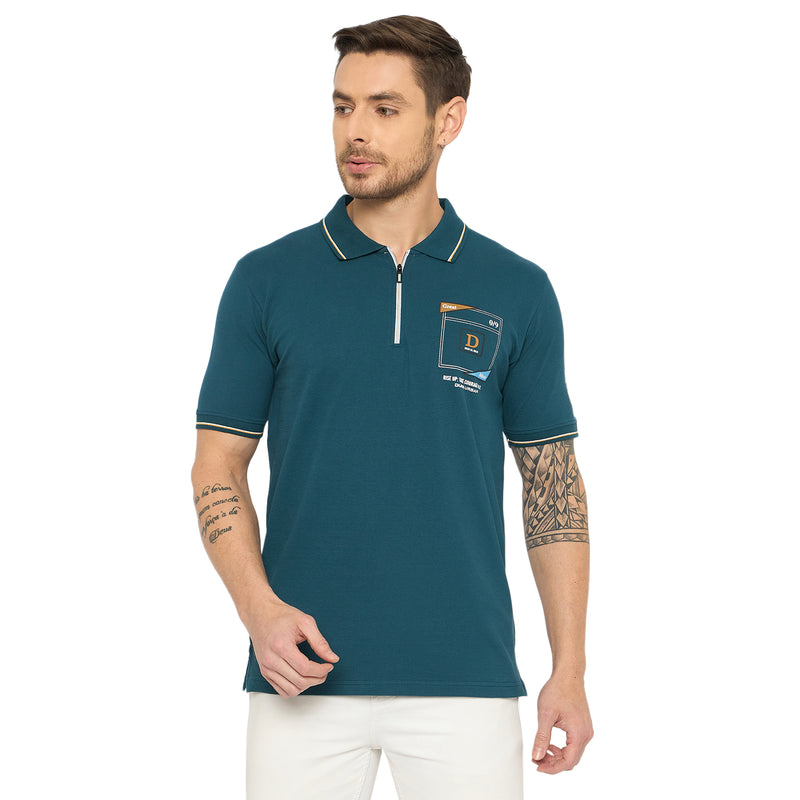 Duke Urban Men Half Sleeve Cotton Tshirt (LF7416S)