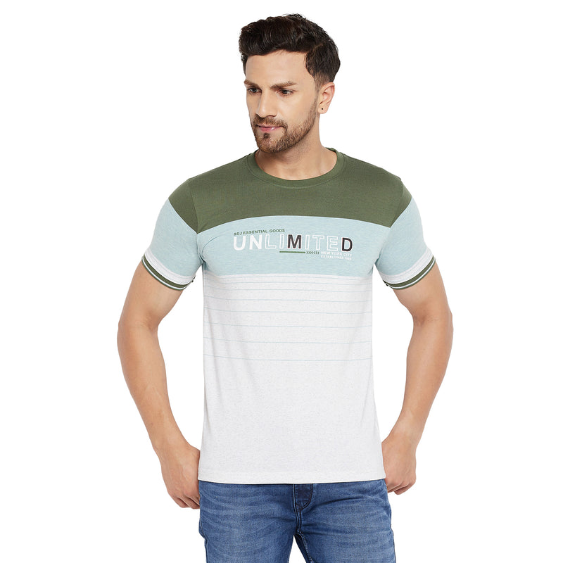 Duke Urban Men Half Sleeve Cotton T-shirt (LF5471)