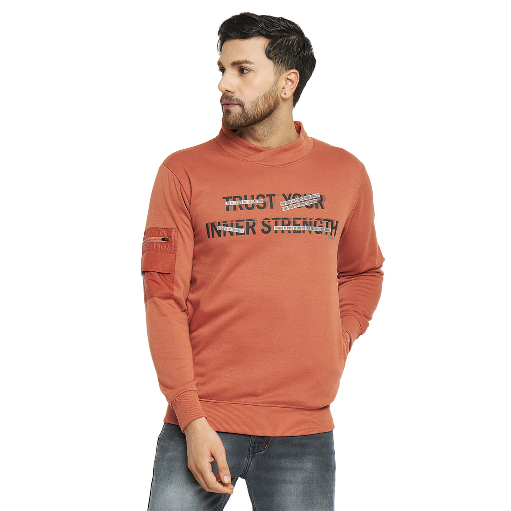 Mens cowl sales neck sweatshirt