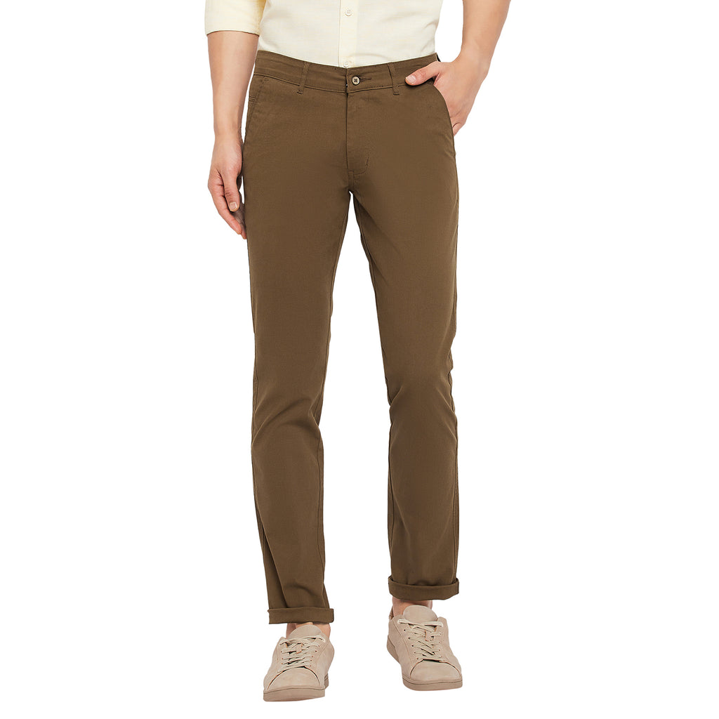 Buy TIM ROBBINS MENS TROUSERS KHAKI COLOR SLIM FIT COTTON BLEND FORMAL  TROUSERS Online at Best Prices in India  JioMart