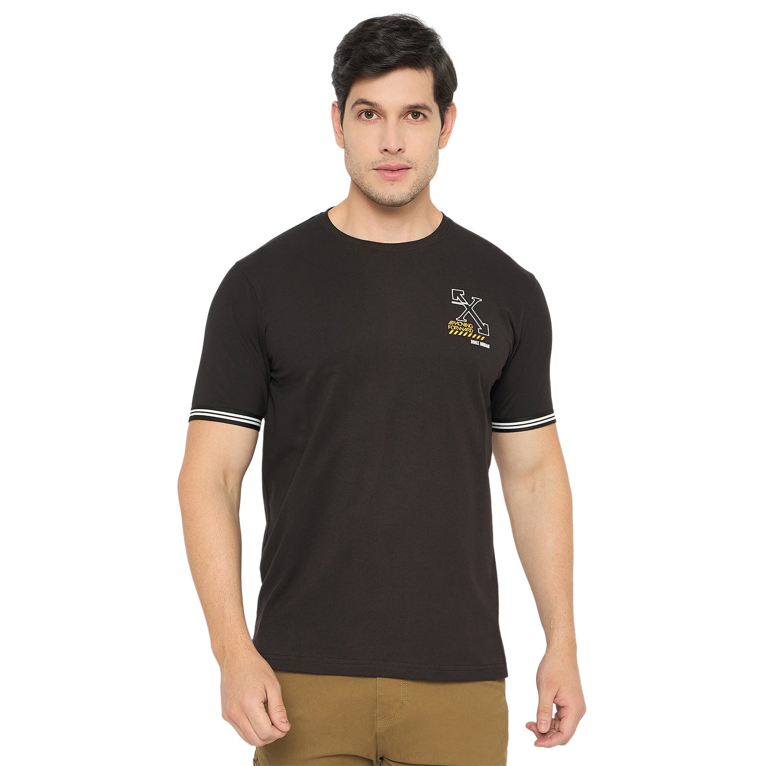 Duke Urban Men Half Sleeve Cotton Tshirt (LF7432)
