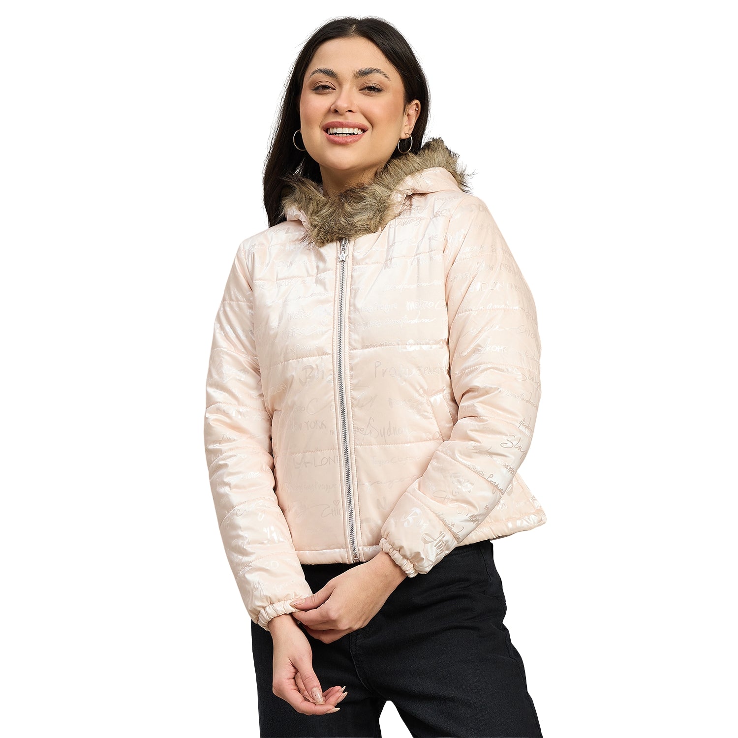 Duke Urban Women Full Sleeve Hooded Jacket (SDZ4068)