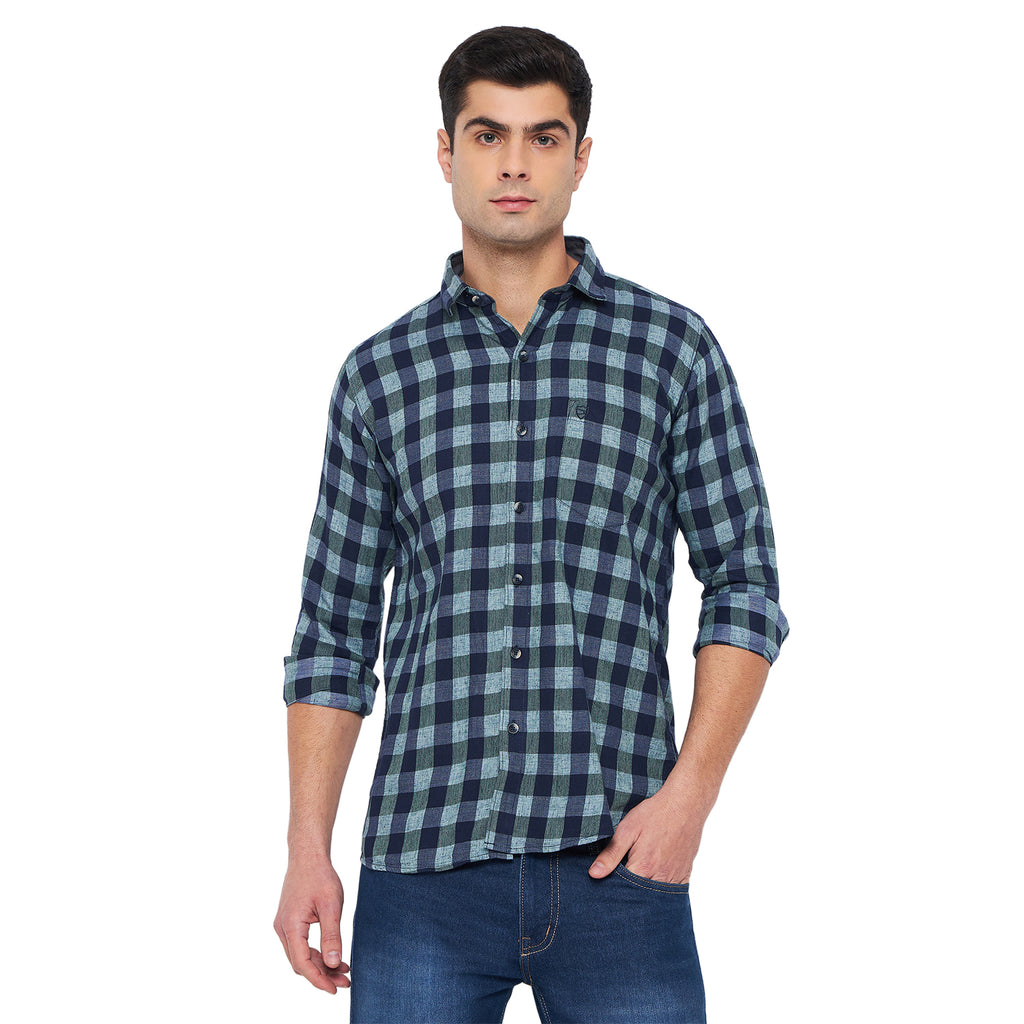 Duke Stardust Men Full Sleeve Cotton Shirt (SD8CKLA)