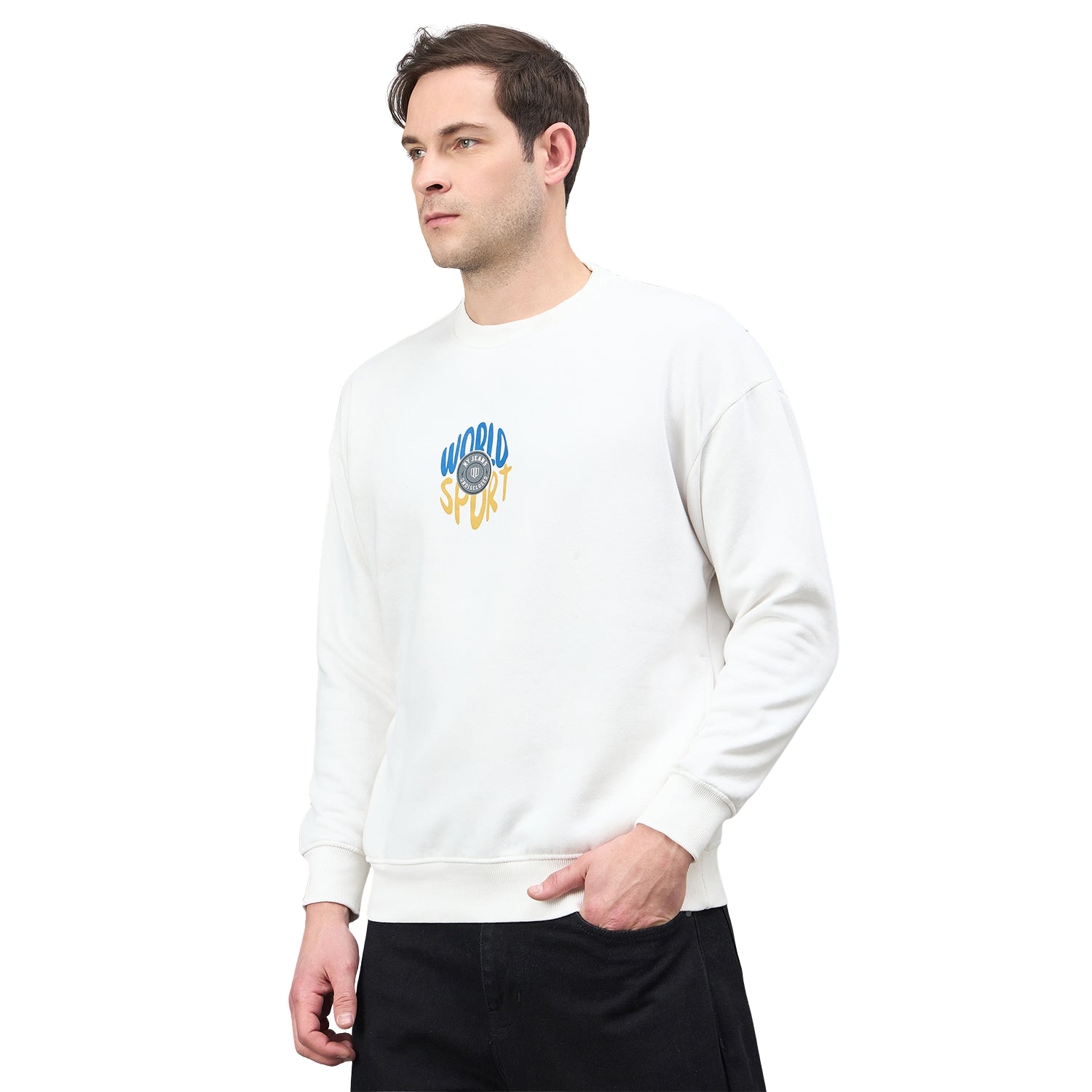 Duke Urban Men Round Neck Oversized Sweatshirt (LF6452)
