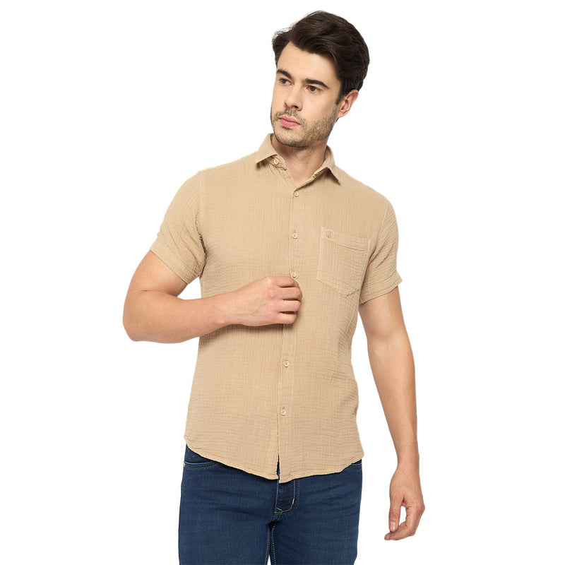 Duke Urban Men Half Sleeve Cotton Shirt (SDO2PLA)