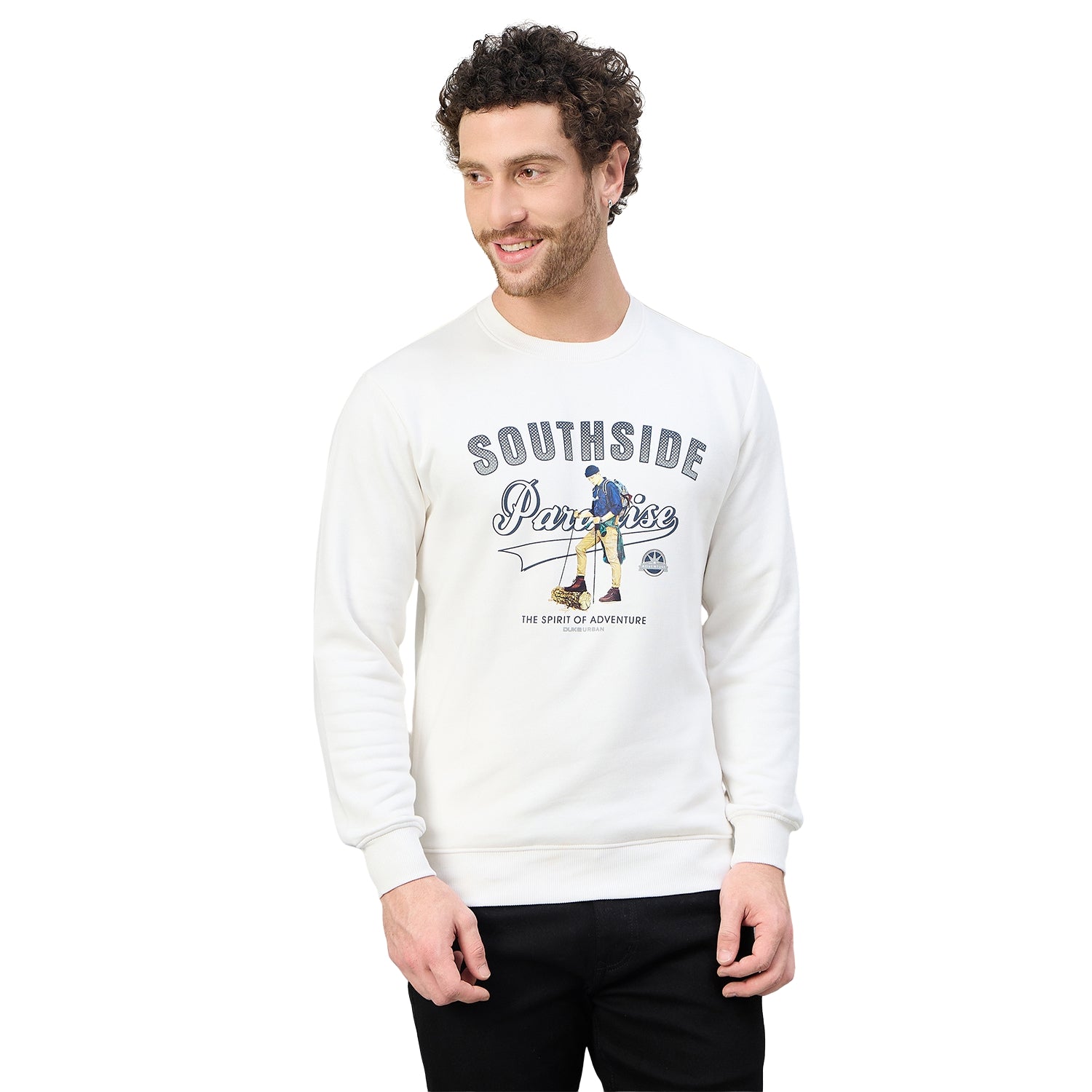 Duke Urban Men Round Neck Regular Sweatshirt (LF6346)