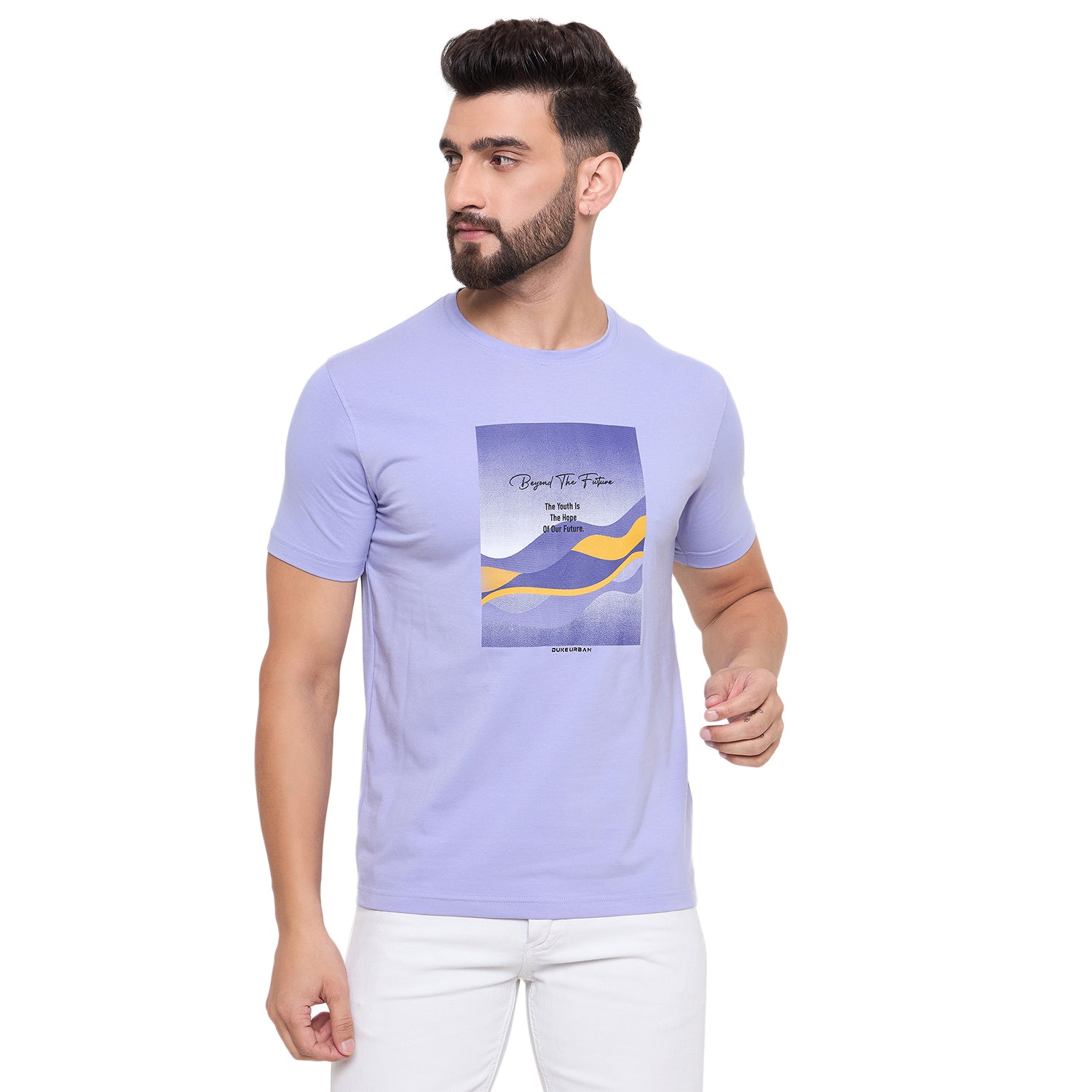 Duke Urban Men Half Sleeve Cotton Tshirt (MLF7289)