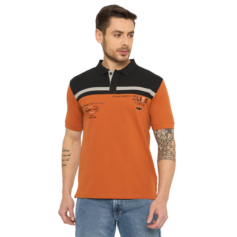 Duke Urban Men Half Sleeve Cotton Tshirt (LF7169)