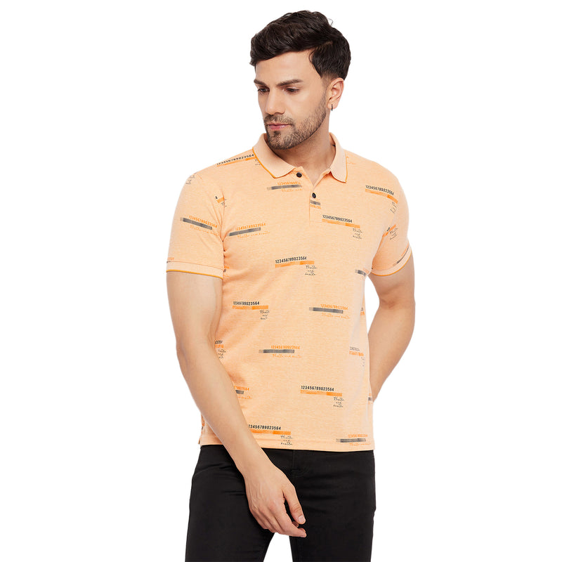 Duke Urban Men Half Sleeve Polo Neck Cotton T-shirt (LF5862)