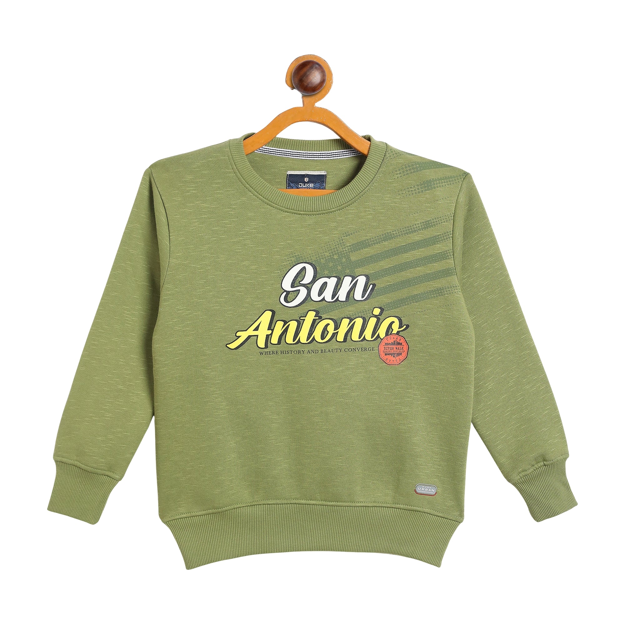 Duke Urban Boys Full Sleeve Round Neck Printed Sweatshirt (LF396N)