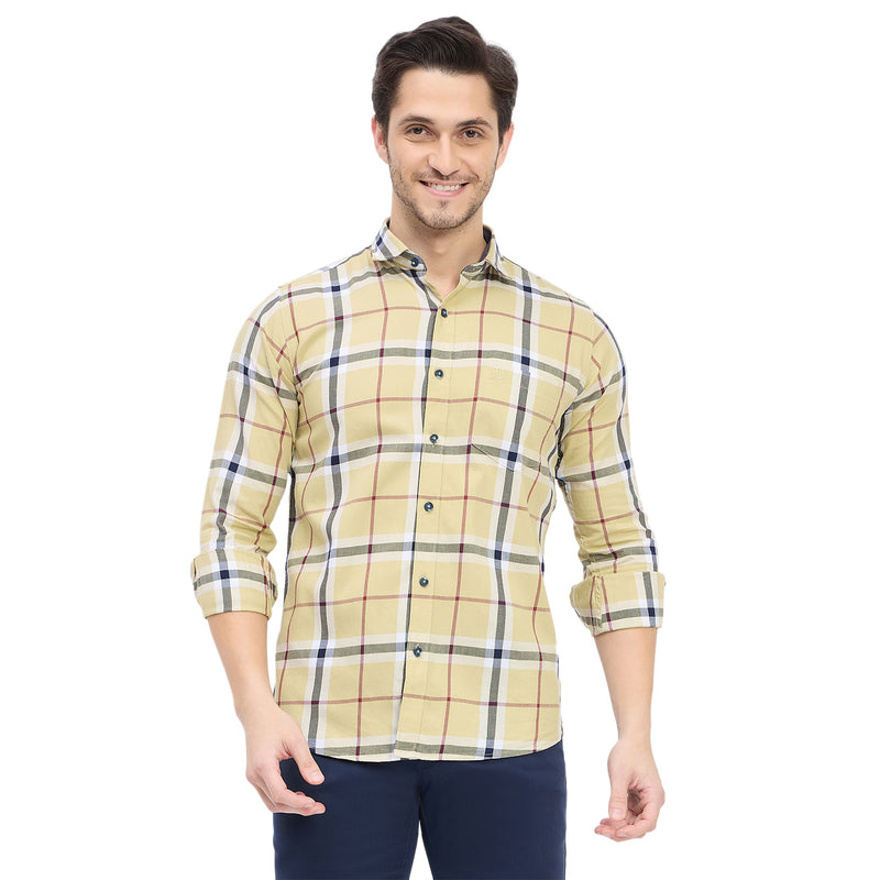 Duke Urban Men Full Sleeve Cotton Shirt (SDO8CKAP)