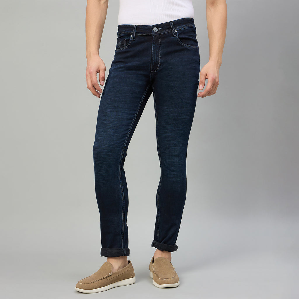 Duke Men Narrow Fit Stretchable Jeans (SDD9235N)