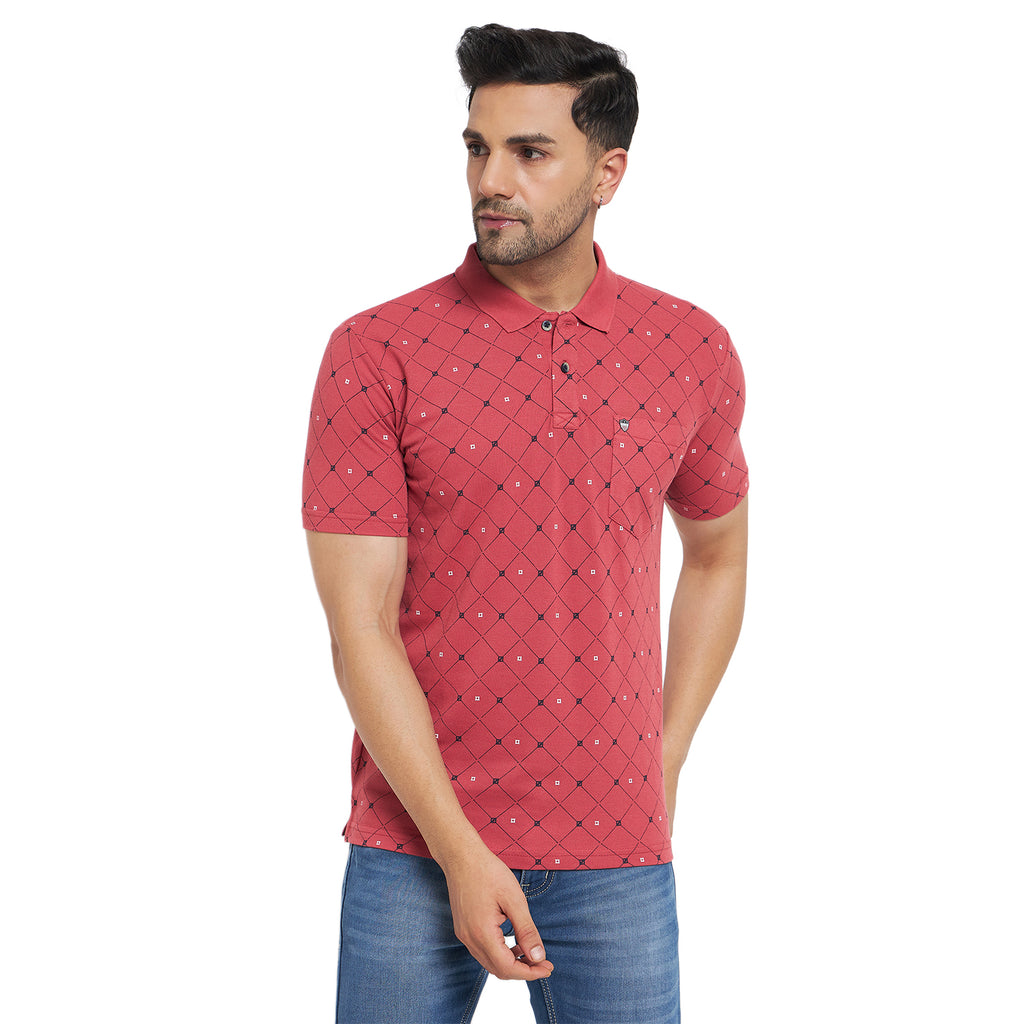 Duke Stardust Men Half Sleeve Cotton T-shirt (MLF7116)