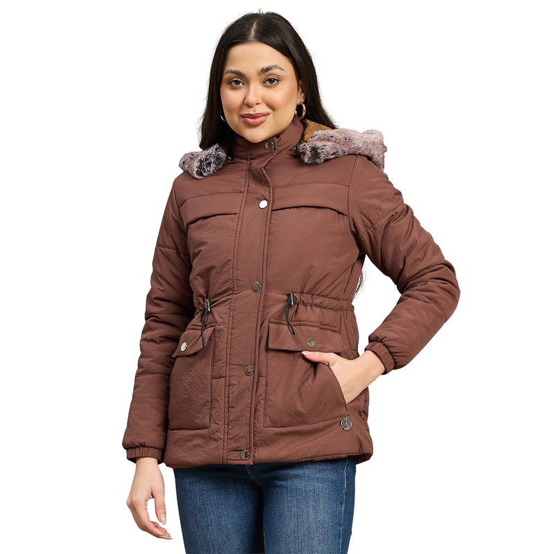 Duke Urban Women Short Style Full Sleeve Hooded Jacket (SDZ4111)