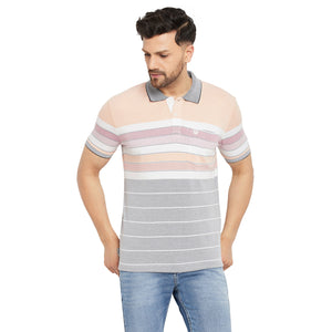 Duke Stardust Men Half Sleeve Polo Neck Cotton T-shirt (LF7017)
