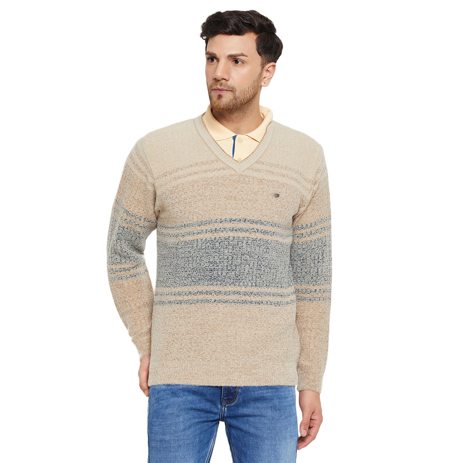 Duke Urban Men Full Sleeve V Neck Sweater (SDS2123)