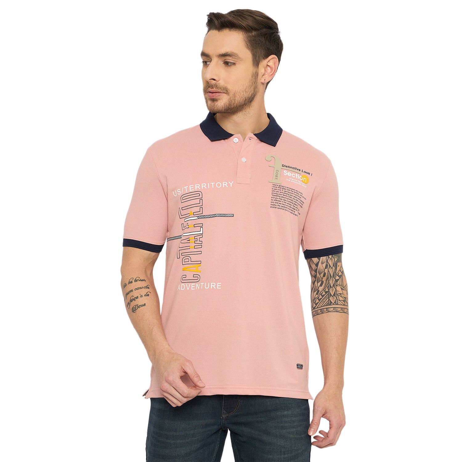 Duke Urban Men Half Sleeve Cotton Tshirt (ONLF305)