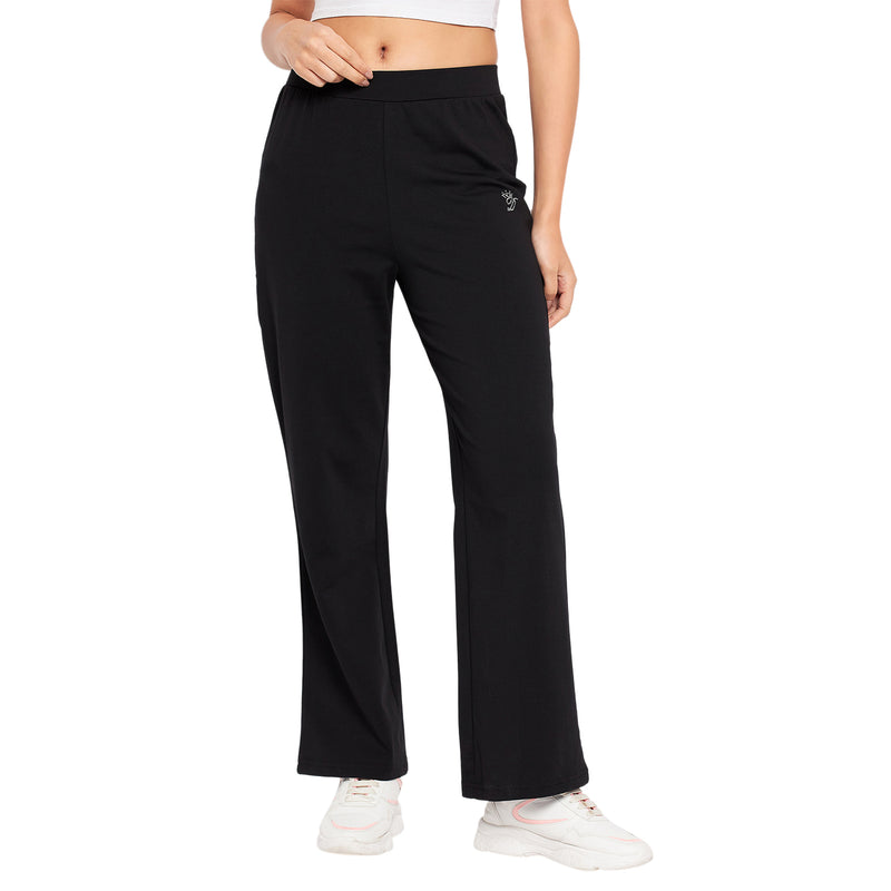 Trackpants: Shop Women Dark Grey Cotton Trackpants Online | Cliths