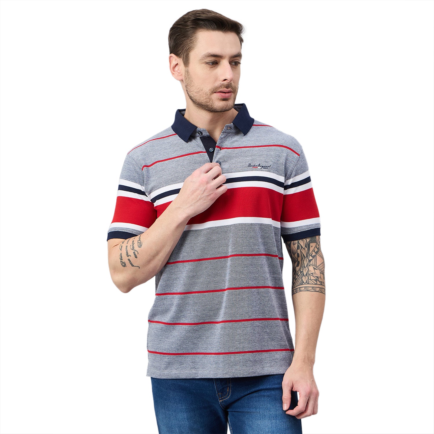 Duke Urban Men Half Sleeve Cotton Polo Tshirt (ON2090)