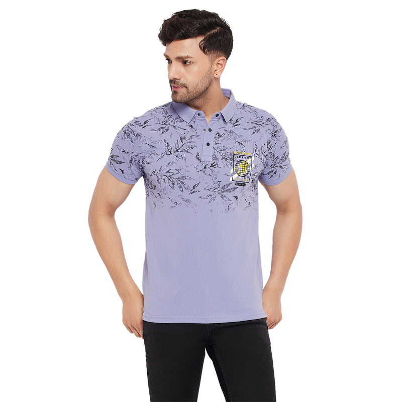 Duke Urban Men Polo Neck Half Sleeve Cotton T-shirt (LF5798)