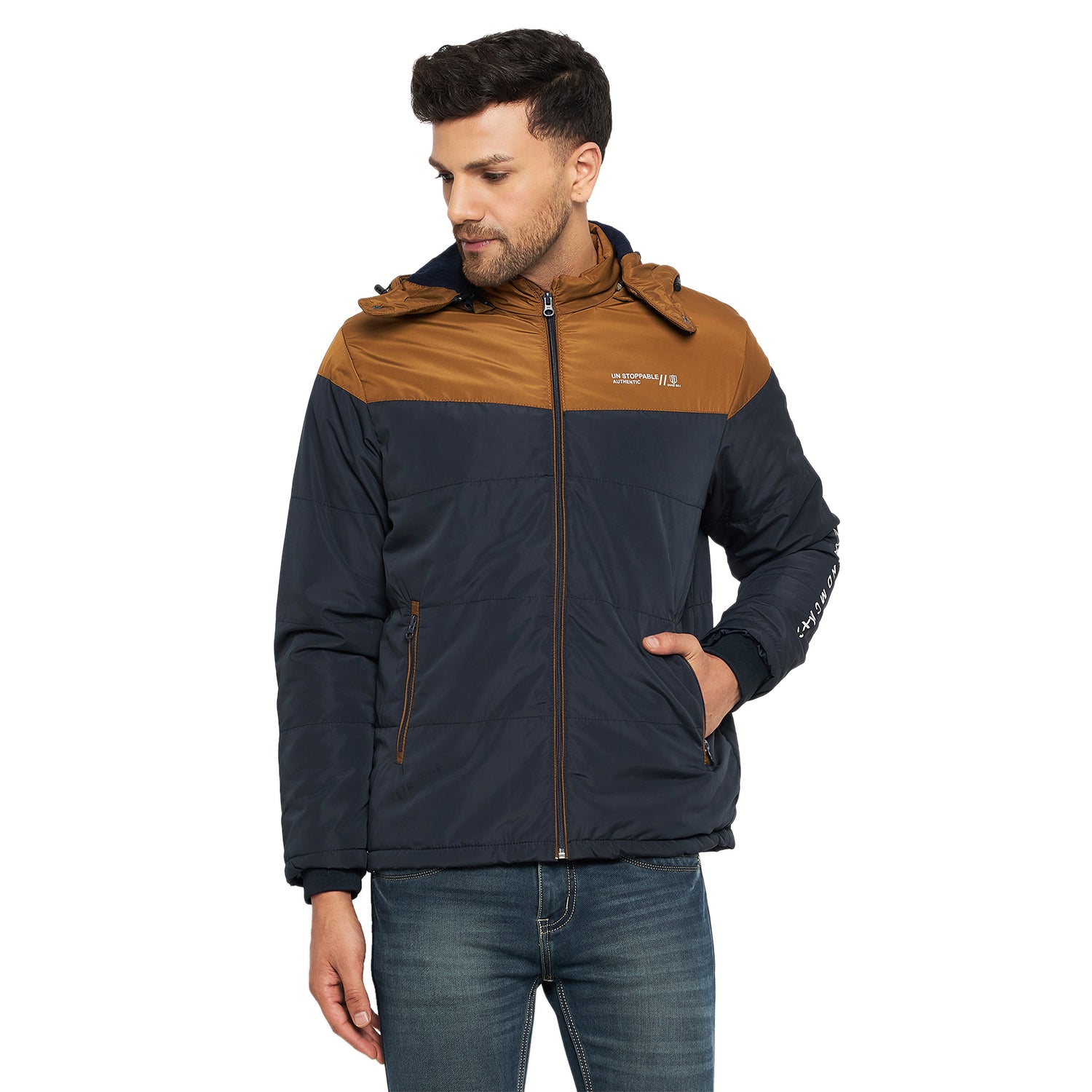Duke Urban Men Full Sleeve Hooded Jacket (SDZ1094)